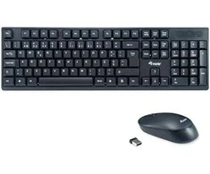 Klaviatūra ir pelė Equip 245222 klaviatūra Dołączona myszka RF belaidė QWERTY portugalski Juodas