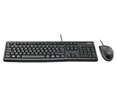 Logitech MK120 Combo Laidinė klaviatūra + pelė, USB, FR, Juoda