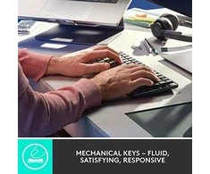 Klaviatūra Logitech MX Mechaninė. MINI belaidė ILLUM. KEYB - - GRAPHITE - UK - EMEA