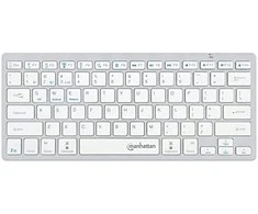 Klaviatūra MANHATTAN Slim Funktastatur anthrazit Bluetooth 3.0/2.4GHz
