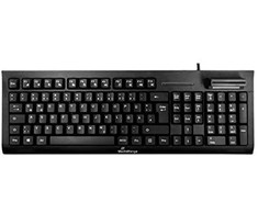 Klaviatūra MEDIARANGE MROS114 - Standard - USB - QWERTZ - Juodas