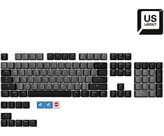 Klaviatūra Sharkoon SAC20 PBT ANSI US 114 dangteliai su apšvietimu