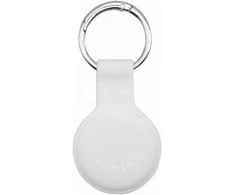 Dėklas Tactical Airtag Beam Silicone baltos spalvos