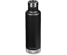 JAV Klean Kanteen Insulated Classic Pour Through cap juodas 750ml termosinė gertuvė