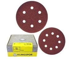 Kibus šlifavimo popierius KLINGSPOR SC/PS 22 K Ø150mm GLS3 60