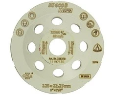 Deimantinė šlifavimo lėkštelė KLINGSPOR DS 600 B Supra 125 mm