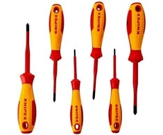 6 dalių atsuktuvų rinkinys KNIPEX VDE PH/PZ
