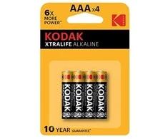 KODAK Xtralife LR03 (AAA) 4 pak. Elementai
