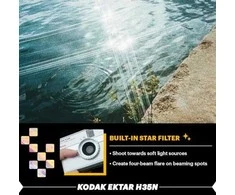 Kodak EKTAR H35N Camera Glazed Oranžinis