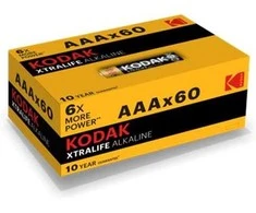 Kodak XTRALIFE alkaline AAA battery (60 pack)