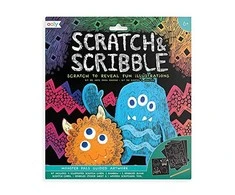 Kolorowe Baloniki Spalvingi įbrėžimų balionai Scratch &amp; Scribble Monstrai