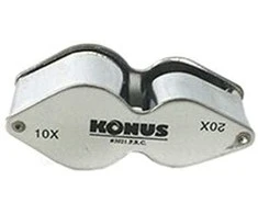 Konus Didinamasis stiklas Linen tester 10-20x
