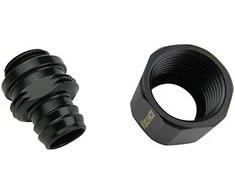 Koolance fitting straight G1/4 inch BSP to 13/10mm – juodas