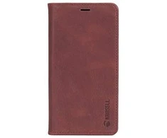 Dėklas Krusell Sunne 4 Card FolioWallet Apple iPhone XS Max vintage red