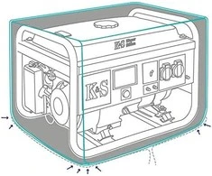 Dyzelinis generatorius Könner &amp; Söhnen KS 6100HDE (EURO V)