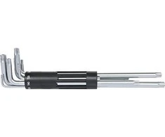 Lenktų kaištinių Torx raktų rinkinys KS TOOLS