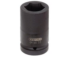 Smūginė galvutė, ilga 1" 30mm, KS Tools