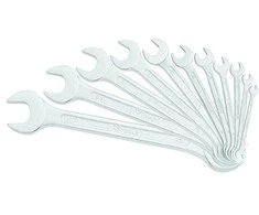 Raktų atvirais galais komplektas, 11vnt, 6x7-30x32mm, KS Tools