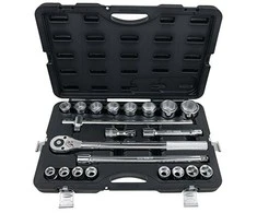 Galvučių komplektas 3/4'' 19-50mm 21vnt, KS Tools