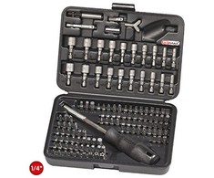 Atsuktuvo antgalių komplektas CLASSIC 1/4´´ 122 vnt, KS Tools