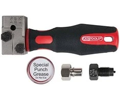 Stabdžių vamzdelių 4,75 mm briaunų lenkimo komplektas FLAREF FLAREFIXeco, KS Tools