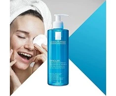 La Roche Posay Effaclar Purifying Foaming Gel Putojantis valomasis gelis riebiai ir jautriai odai, 400 ml