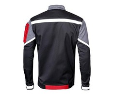 Lahti Pro Bluza, Juodai pilkai raudonas džemperis, 100 % medvilnė su šviesą atspindinčia spauda, ​​„2xl“, ce, lahti