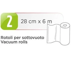 Siurbimo Maišelis - LAICA VT3509 28cm x 600m 2vnt.