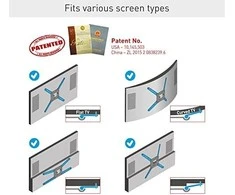Laikiklis BARKAN BM443XL 13"-83" TV, 4 lankstų, sieninis, juodas, labai ilgas