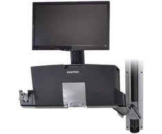 Ergotron Stilius Žiūrėti ® laikiklis Sit- Stand Combo sistema su darbo paviršiumi (45 -272-026)