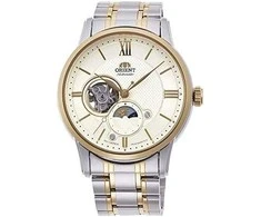 Vyriškas laikrodis Orient Classic Sun &amp; Moon RA-AS0007S10B + BOX