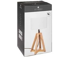 Atmosphera Lamp Matia terasinis šviestuvas, akacijos medžio rėmas, aukštis 58 cm