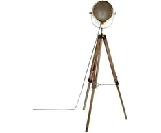 Dekoracja Domu Lamp Bronzinė, medinė, metalinė trikoji lempa, toršeras, pramoninė, prožektorius, palėpė