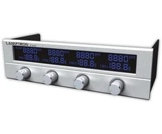 Lamptron FC5 V2 Fan Controller 5,25'' - sidabrinė