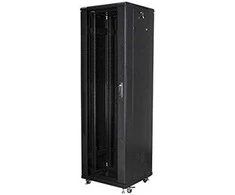 LANBERG FF01-6642-12B laisvai pastatomas stovas 19 išmontuojamas plokščias paketas 42U/600x600mm juodas