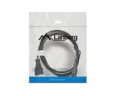 LANBERG CA-C7CA-10CC-0018-BK maitinimo kabelis EURO CEE 7/16->C7 1.8m