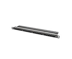 LANBERG PPU6-0024-B Patch Panel 24 port 0.5U cat. 6 juodas