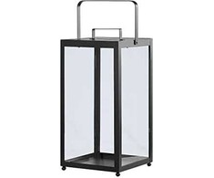 Beliani Lumarko Metal Lampion 41 cm juoda LEPAR!