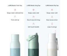 LARQ Insulated Bottle Twist Top Gertuvė, mėtų spalvos, 500ml