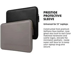 MacBook 13"/14" dėklas Laut Prestige, Juodas