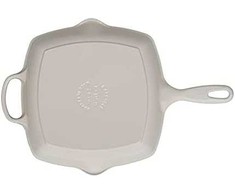 Le Creuset Signature Square Grilis Pan 26cm meringue (20183267160422)