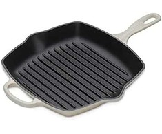 Le Creuset Signature Square Grilis Pan 26cm meringue (20183267160422)