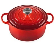 Virtuvės Indai - Le Creuset Signature Keptuvė 26cm Apvalaus Ketaus Vyšninės Raudonos Spalvos