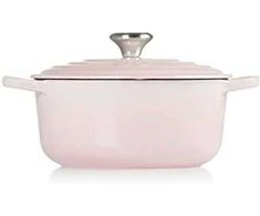 Le Creuset Signature ketaus- Apvalus Puodas 20cm rožinės spalvos