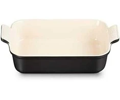 Le Creuset Rectangular Heritage Stoneware 26x19cm / 2,4L juodas