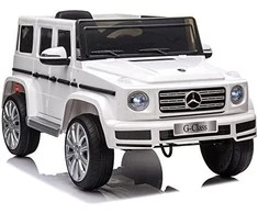 Lean Cars Elektromobilis vaikams Mercedes G500 baltas