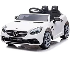 Lean Cars Dvivietis elektromobilis vaikams Mercedes SLC 300, baltas