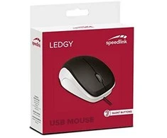 Speedlink pelė Ledgy Silent, juoda/balta (SL-610015-BKWE)