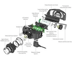 LED Lenser Žibintuvėlis LEDLENSER MH4 Juodas