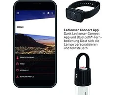 LED Lenser Stovyklavimo Lempa - Ledlenser ML6 ConnectWL Juoda/Balta Ledlenser ML6 ConnectWL Įkraunama Lempa, 750 Liumenų, Juoda
